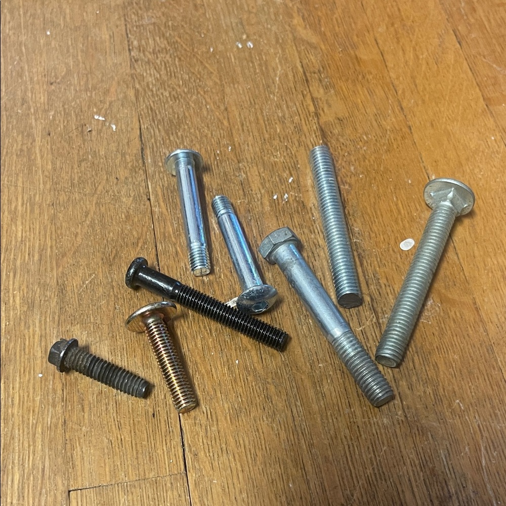 Assorted Large Metal Bolts 🧟‍♂️